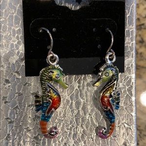 Seahorse earrings